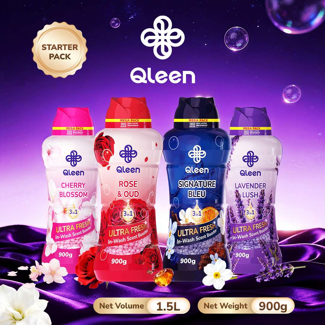 Qleen In-Wash Scent Booster Starter Pack